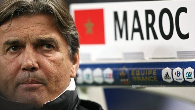 Morocco's French coach Henri Michel is seen during the friendly football match France versus Morocco, 16 November 2007 at the Stade de France in Saint-Denis, near Paris. AFP PHOTO FRANCK FIFE (Photo credit should read FRANCK FIFE/AFP/Getty Images)