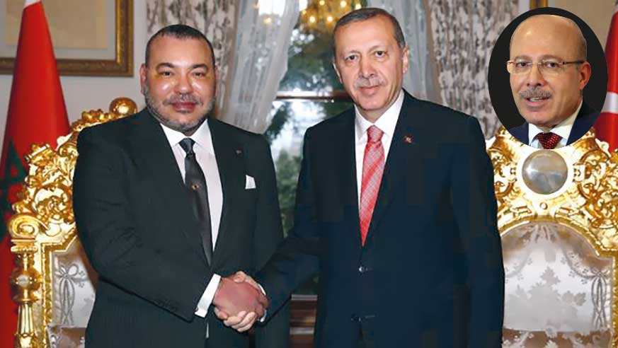 Mohammed VI et Recep Tayyip Erdoğan.